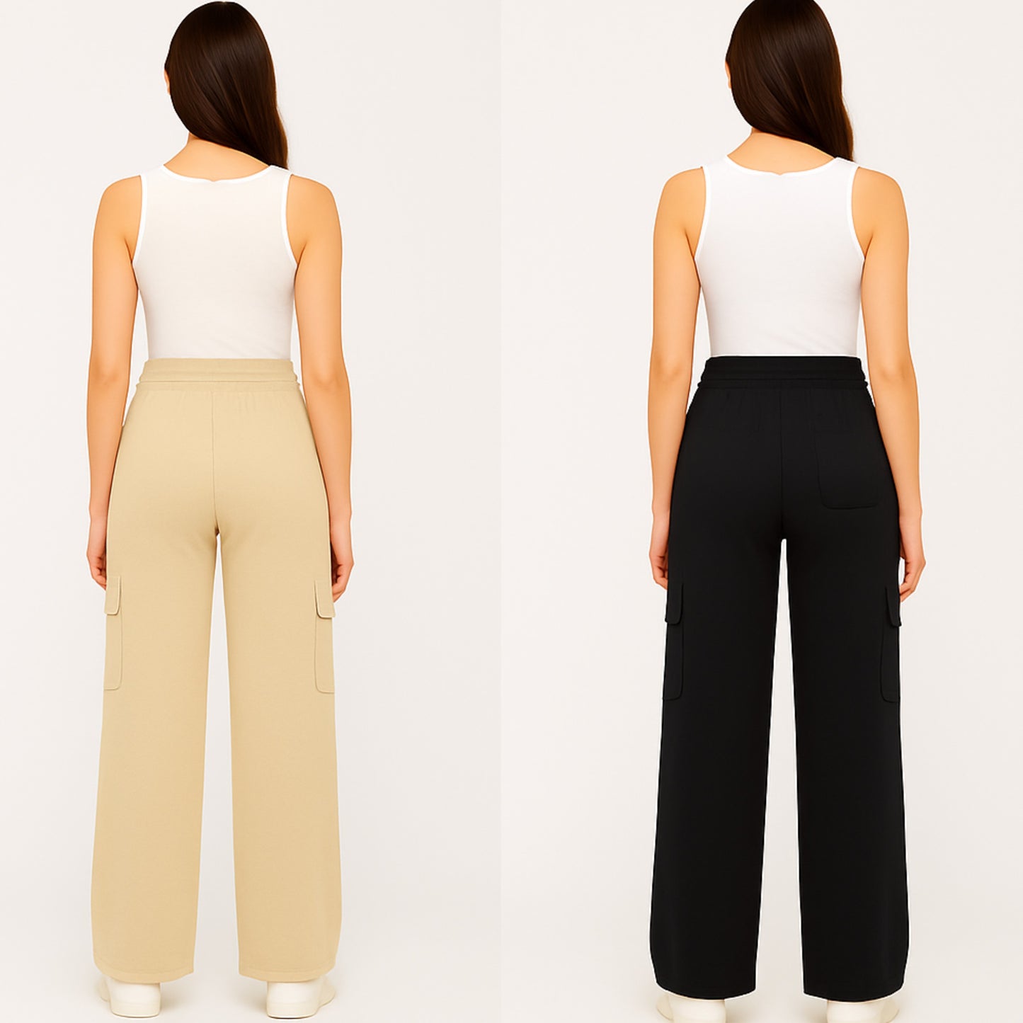 ARRINEX BEIGE AND BLACK CARGO
