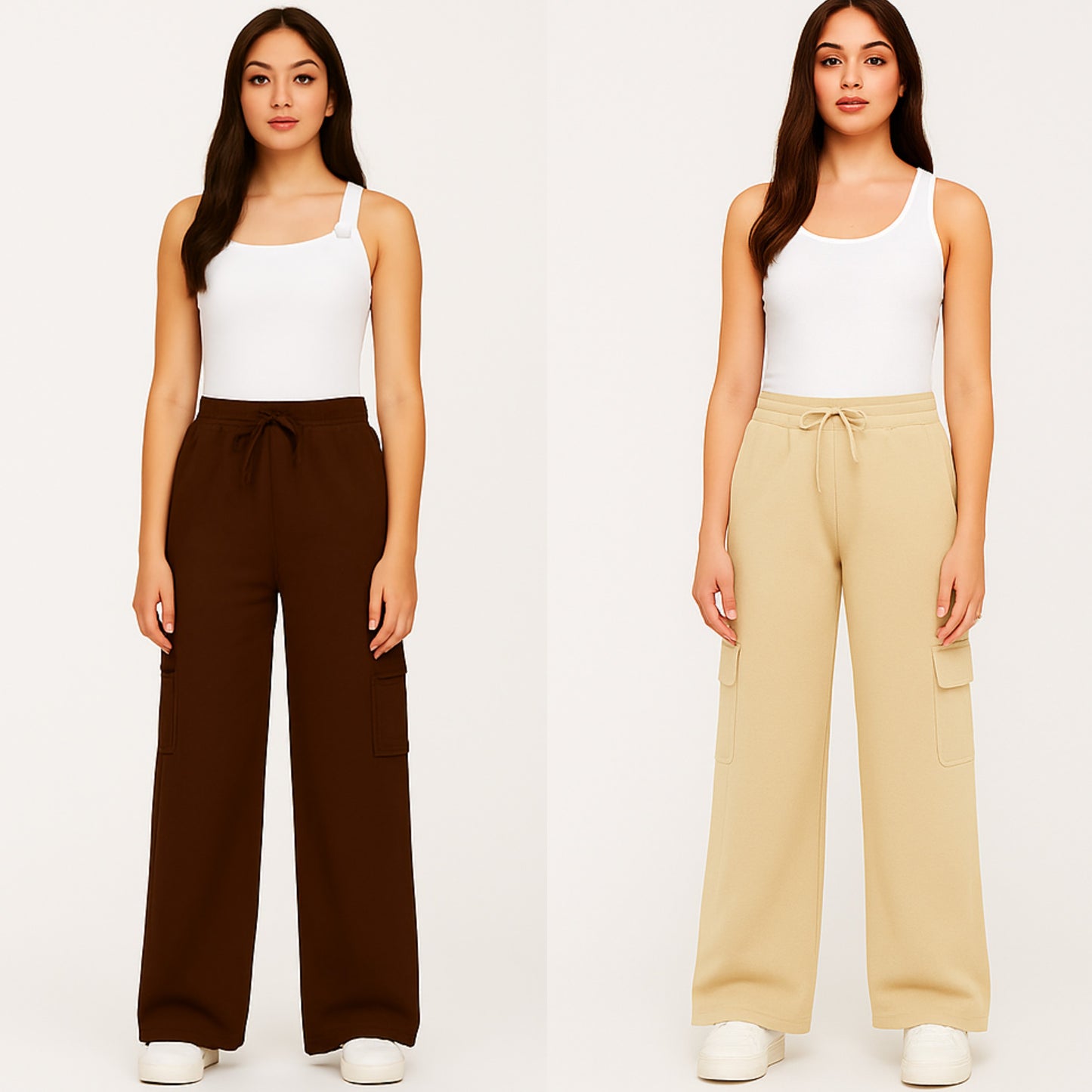 ARRINEX BROWN AND BEIGE CARGO