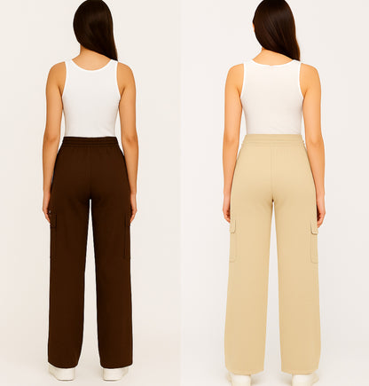 ARRINEX BROWN AND BEIGE CARGO